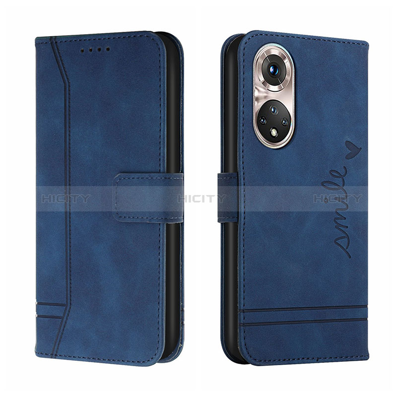 Funda de Cuero Cartera con Soporte Carcasa H01X para Huawei P50 Pro