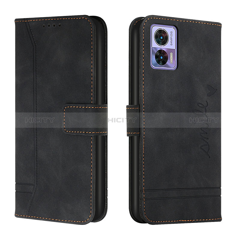 Funda de Cuero Cartera con Soporte Carcasa H01X para Motorola Moto Edge 30 Lite 5G