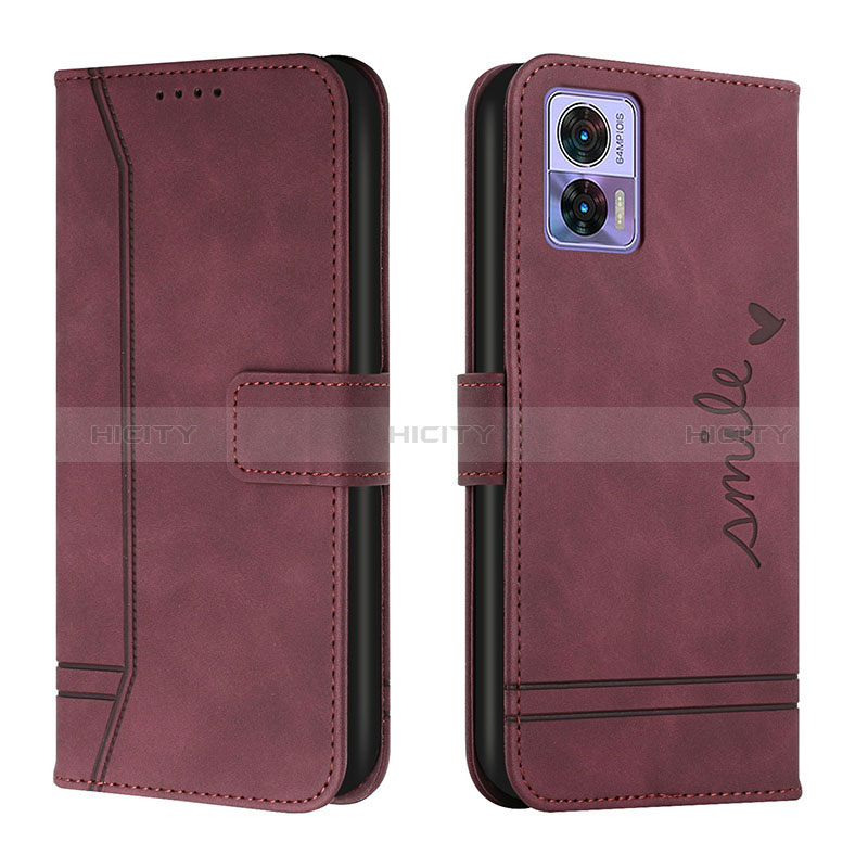 Funda de Cuero Cartera con Soporte Carcasa H01X para Motorola Moto Edge 30 Neo 5G