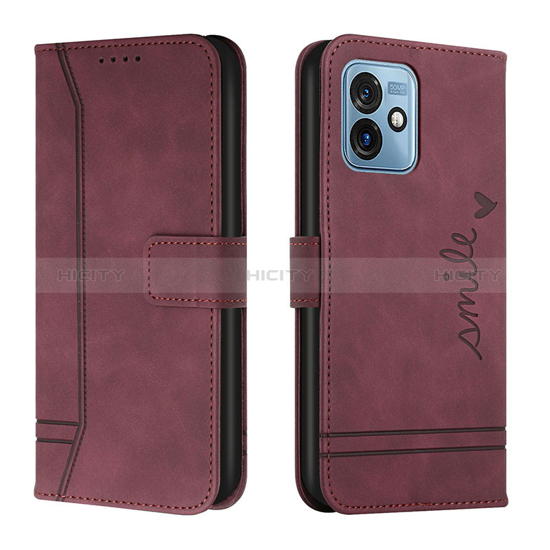 Funda de Cuero Cartera con Soporte Carcasa H01X para Motorola Moto G 5G (2023)