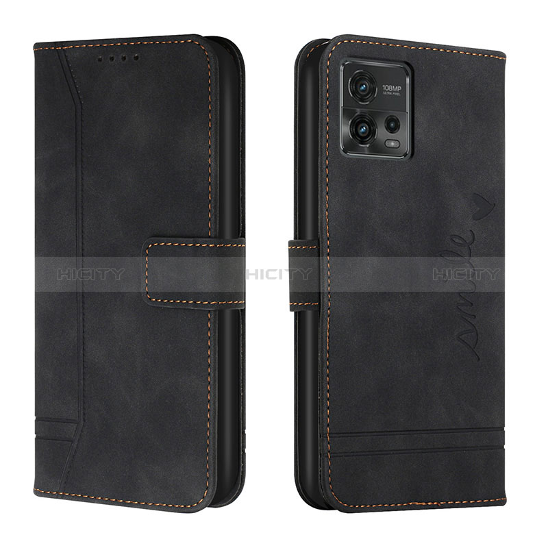 Funda de Cuero Cartera con Soporte Carcasa H01X para Motorola Moto G72