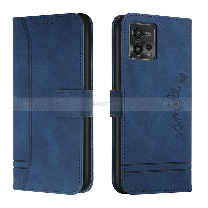 Funda de Cuero Cartera con Soporte Carcasa H01X para Motorola Moto G72