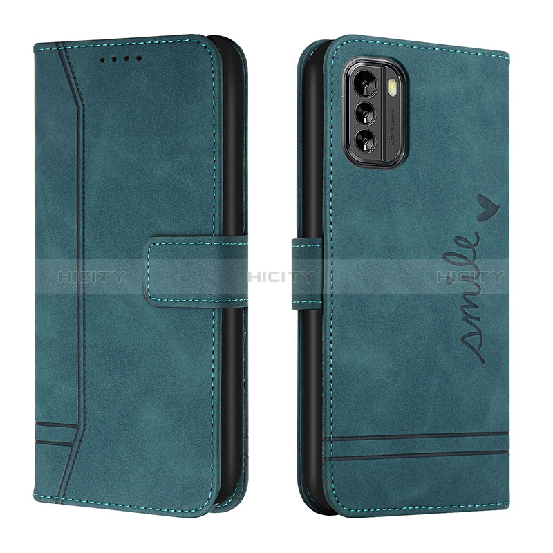 Funda de Cuero Cartera con Soporte Carcasa H01X para Nokia G60 5G