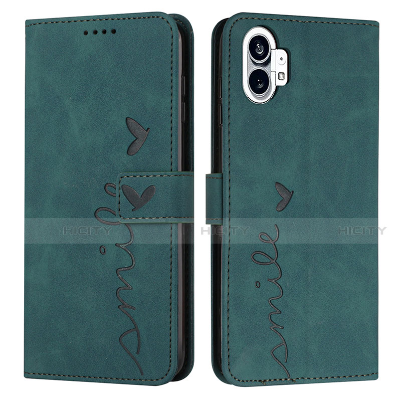 Funda de Cuero Cartera con Soporte Carcasa H01X para Nothing Phone 1