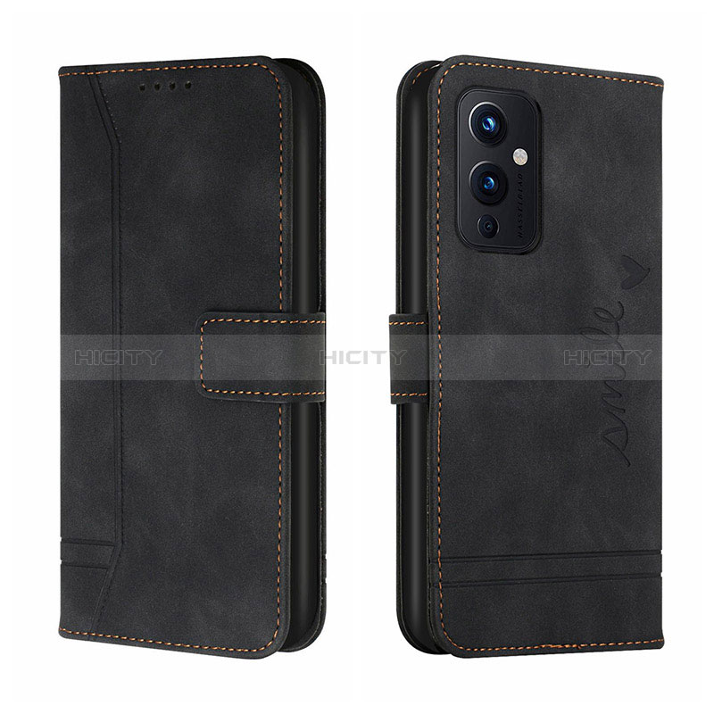 Funda de Cuero Cartera con Soporte Carcasa H01X para OnePlus 9 5G