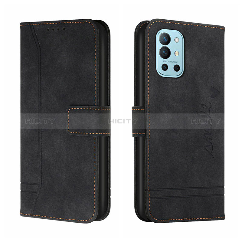 Funda de Cuero Cartera con Soporte Carcasa H01X para OnePlus 9R 5G