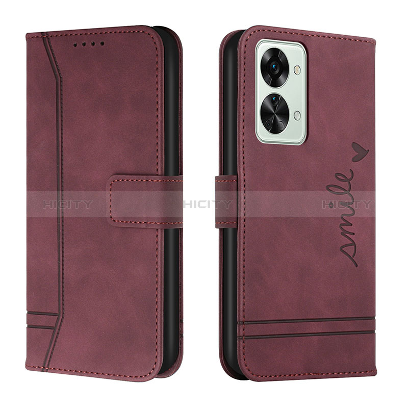 Funda de Cuero Cartera con Soporte Carcasa H01X para OnePlus Nord 2T 5G