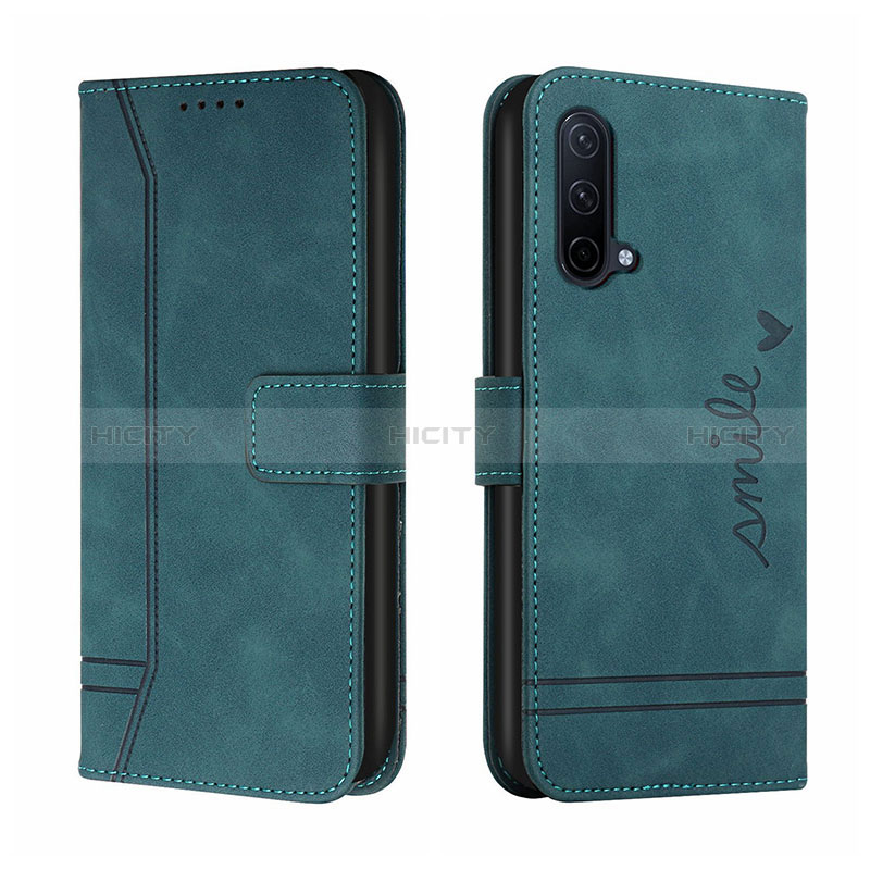 Funda de Cuero Cartera con Soporte Carcasa H01X para OnePlus Nord CE 5G