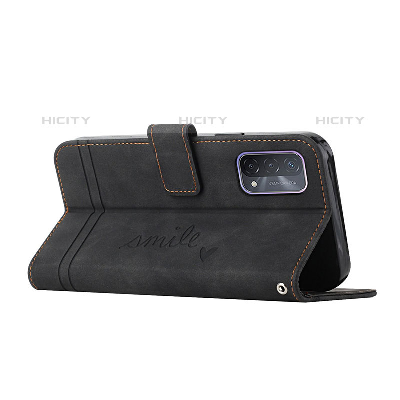 Funda de Cuero Cartera con Soporte Carcasa H01X para Oppo A74 4G