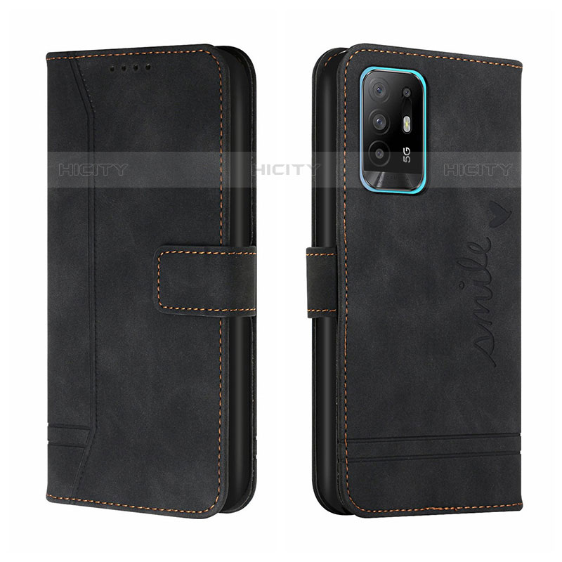 Funda de Cuero Cartera con Soporte Carcasa H01X para Oppo A94 5G