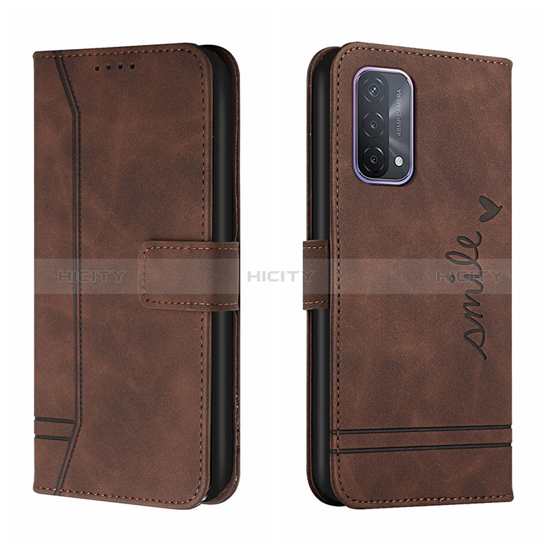 Funda de Cuero Cartera con Soporte Carcasa H01X para Oppo F19