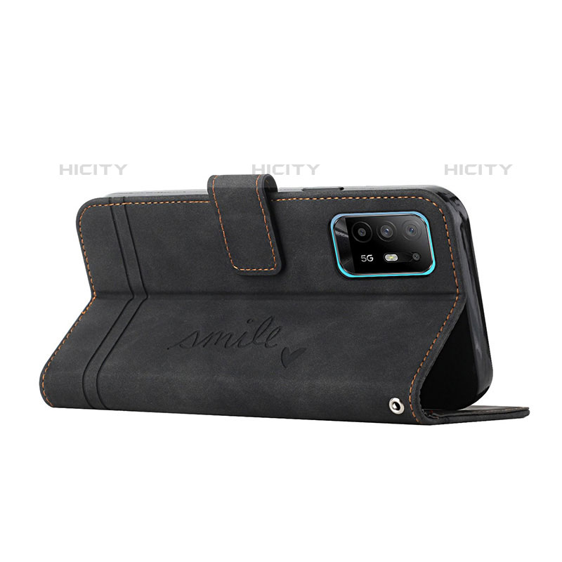 Funda de Cuero Cartera con Soporte Carcasa H01X para Oppo F19 Pro+ Plus 5G