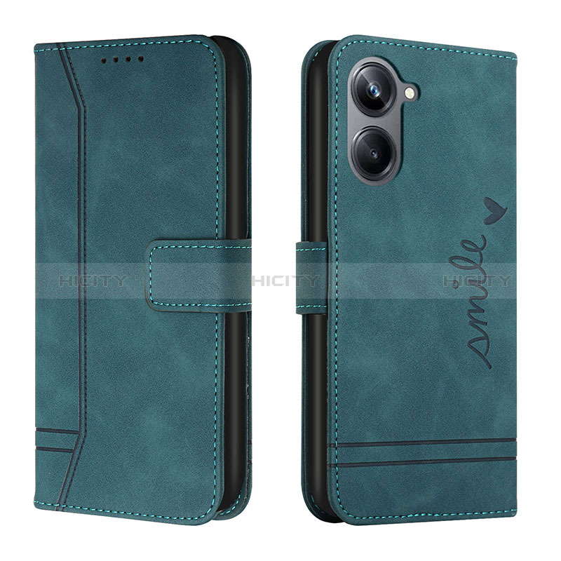 Funda de Cuero Cartera con Soporte Carcasa H01X para Realme 10 Pro 5G