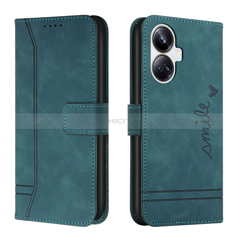 Funda de Cuero Cartera con Soporte Carcasa H01X para Realme 10 Pro+ Plus 5G