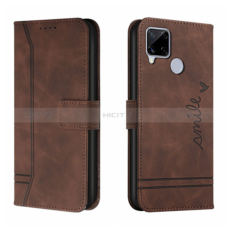 Funda de Cuero Cartera con Soporte Carcasa H01X para Realme 7i RMX2193