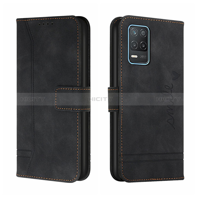 Funda de Cuero Cartera con Soporte Carcasa H01X para Realme 8 5G