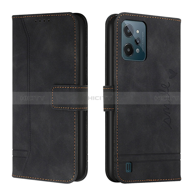 Funda de Cuero Cartera con Soporte Carcasa H01X para Realme C31