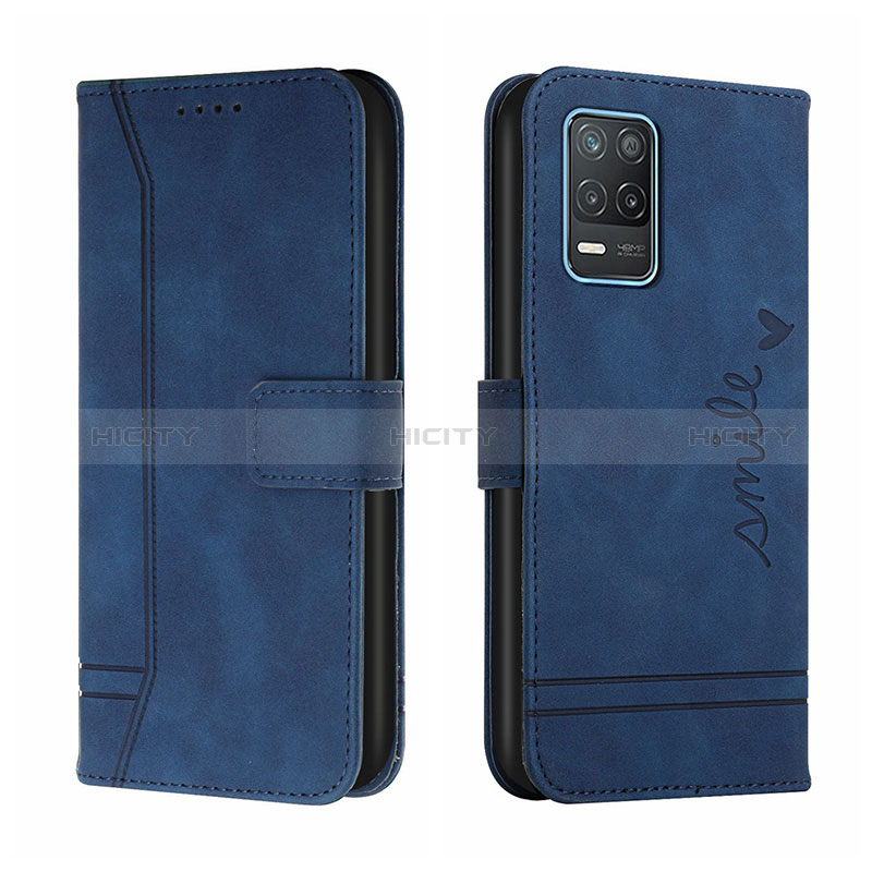 Funda de Cuero Cartera con Soporte Carcasa H01X para Realme Q3i 5G