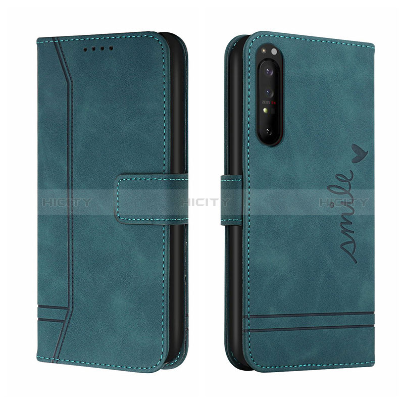 Funda de Cuero Cartera con Soporte Carcasa H01X para Sony Xperia 1 III