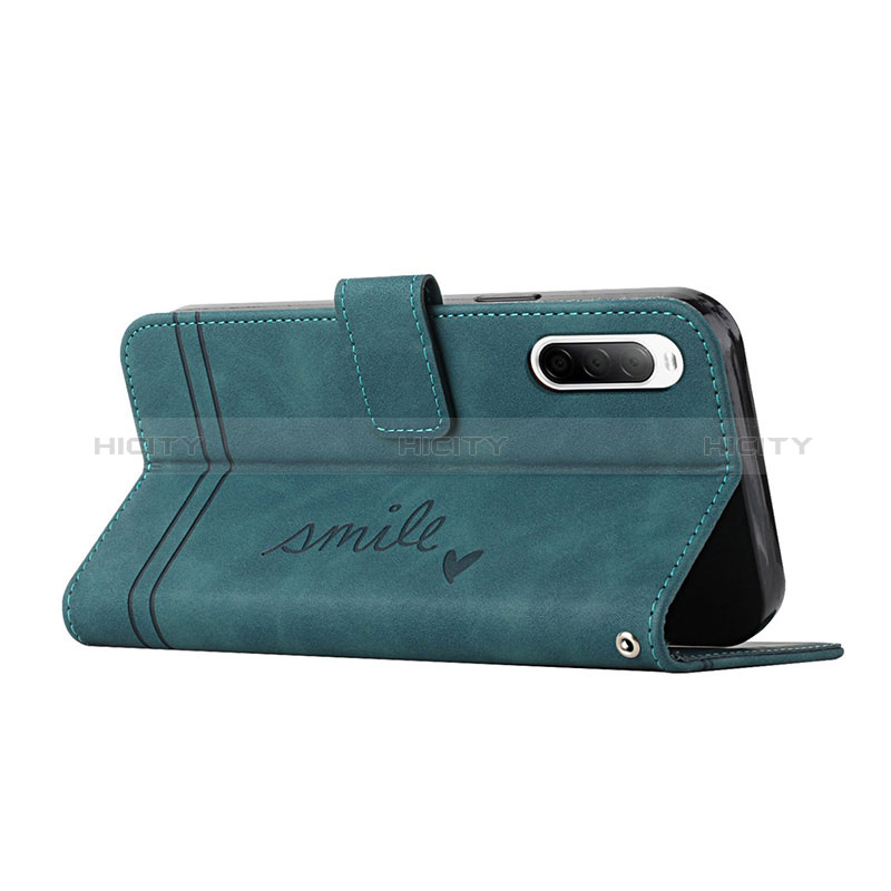 Funda de Cuero Cartera con Soporte Carcasa H01X para Sony Xperia 10 III Lite