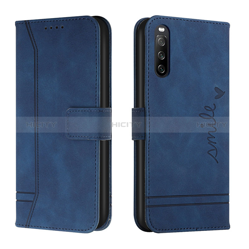 Funda de Cuero Cartera con Soporte Carcasa H01X para Sony Xperia 10 IV