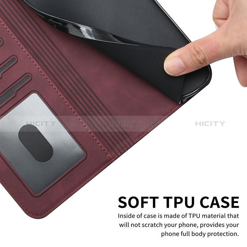 Funda de Cuero Cartera con Soporte Carcasa H01X para Vivo Y12s (2021)