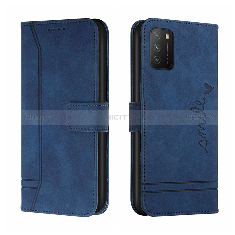 Funda de Cuero Cartera con Soporte Carcasa H01X para Xiaomi Poco M3