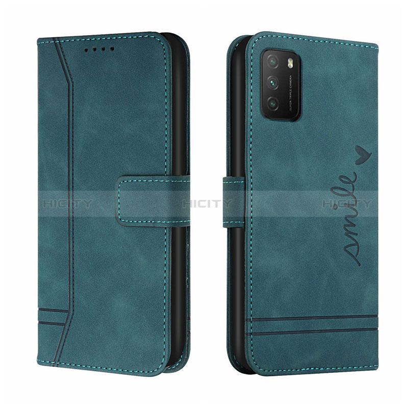 Funda de Cuero Cartera con Soporte Carcasa H01X para Xiaomi Poco M3