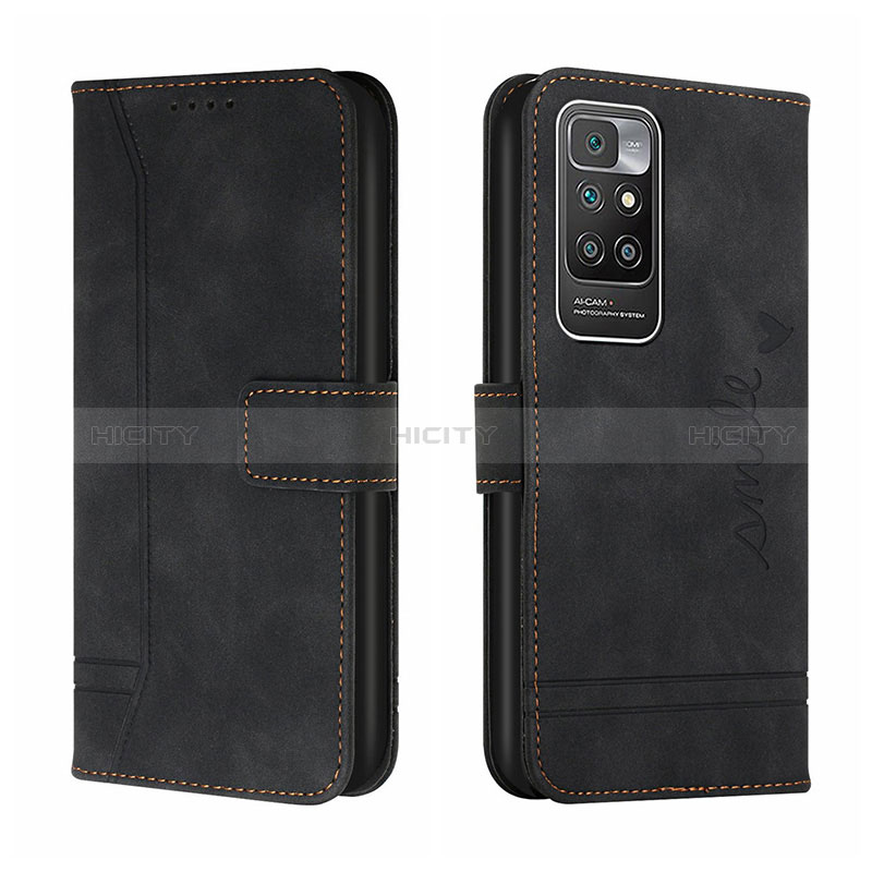 Funda de Cuero Cartera con Soporte Carcasa H01X para Xiaomi Redmi 10 (2022)