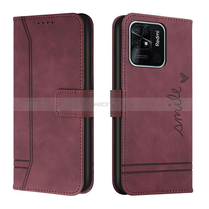 Funda de Cuero Cartera con Soporte Carcasa H01X para Xiaomi Redmi 10 Power