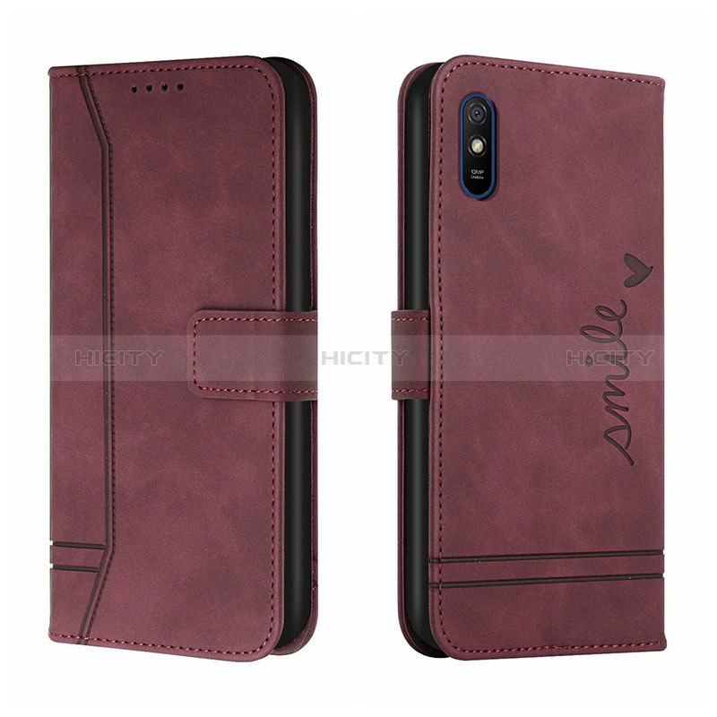 Funda de Cuero Cartera con Soporte Carcasa H01X para Xiaomi Redmi 9A