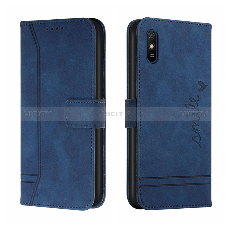 Funda de Cuero Cartera con Soporte Carcasa H01X para Xiaomi Redmi 9i