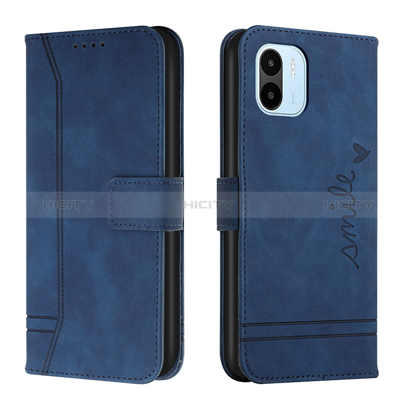 Funda de Cuero Cartera con Soporte Carcasa H01X para Xiaomi Redmi A1 Azul