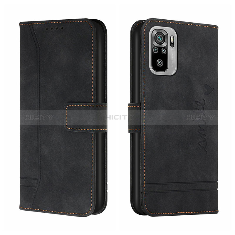 Funda de Cuero Cartera con Soporte Carcasa H01X para Xiaomi Redmi Note 10 4G