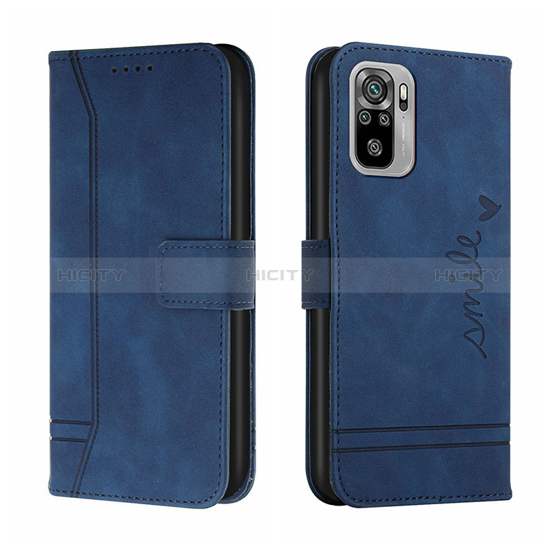 Funda de Cuero Cartera con Soporte Carcasa H01X para Xiaomi Redmi Note 10 4G