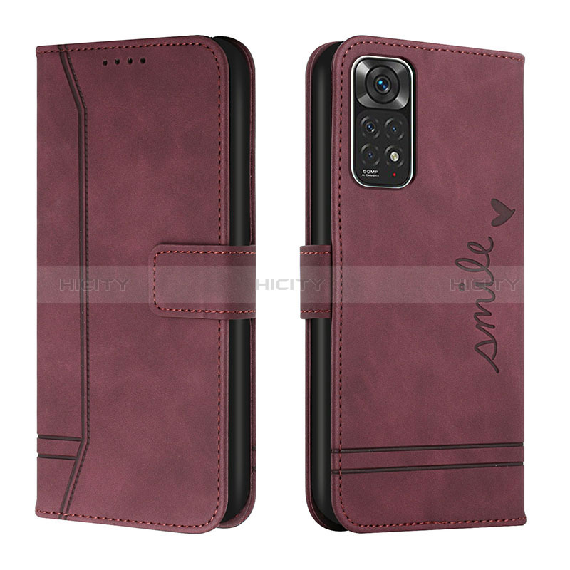 Funda de Cuero Cartera con Soporte Carcasa H01X para Xiaomi Redmi Note 11 4G (2022)