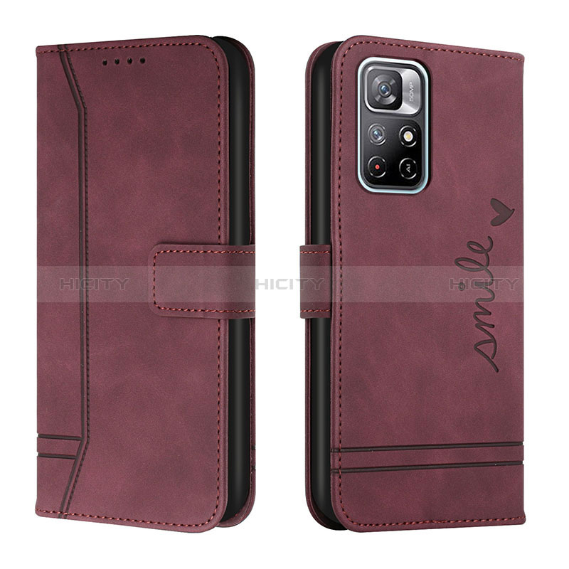 Funda de Cuero Cartera con Soporte Carcasa H01X para Xiaomi Redmi Note 11 5G