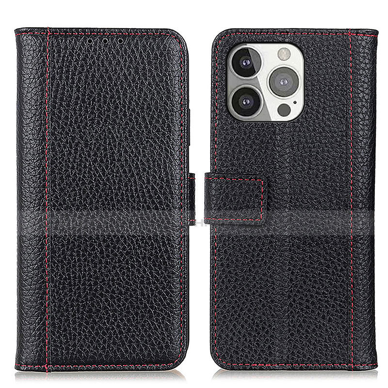 Funda de Cuero Cartera con Soporte Carcasa H02 para Apple iPhone 14 Pro