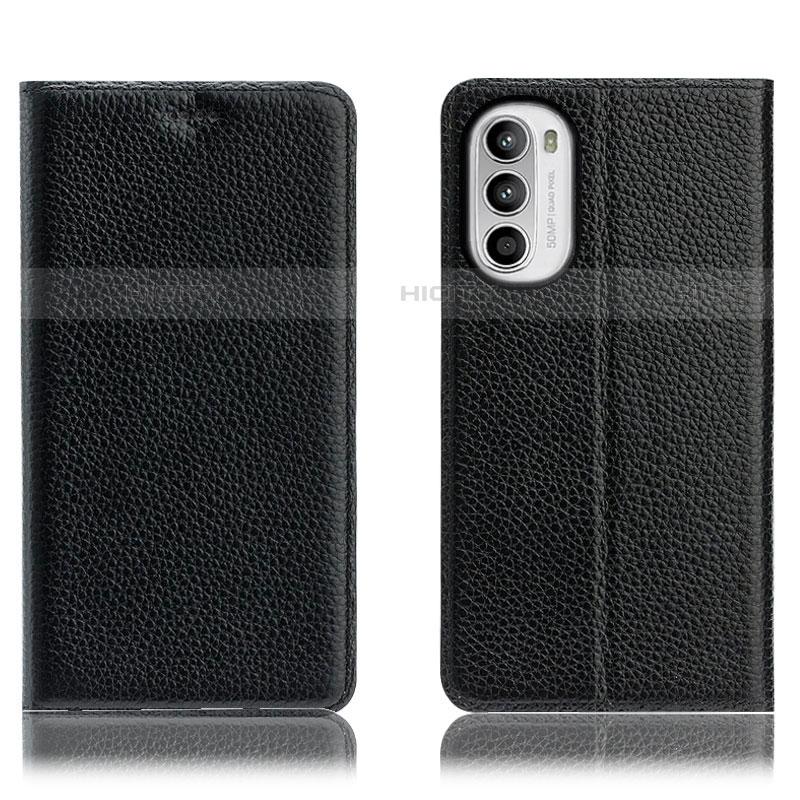 Funda de Cuero Cartera con Soporte Carcasa H02P para Motorola Moto Edge (2022) 5G