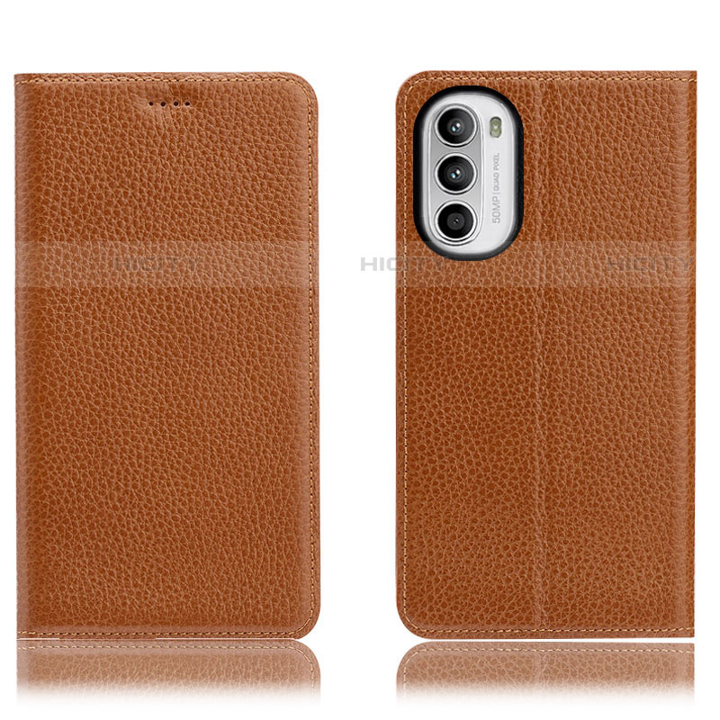 Funda de Cuero Cartera con Soporte Carcasa H02P para Motorola Moto Edge (2022) 5G