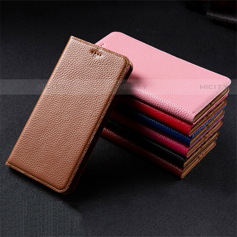 Funda de Cuero Cartera con Soporte Carcasa H02P para Motorola Moto Edge (2022) 5G