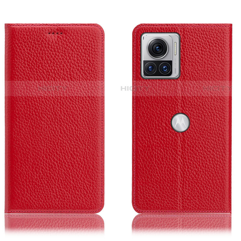 Funda de Cuero Cartera con Soporte Carcasa H02P para Motorola Moto Edge 30 Ultra 5G