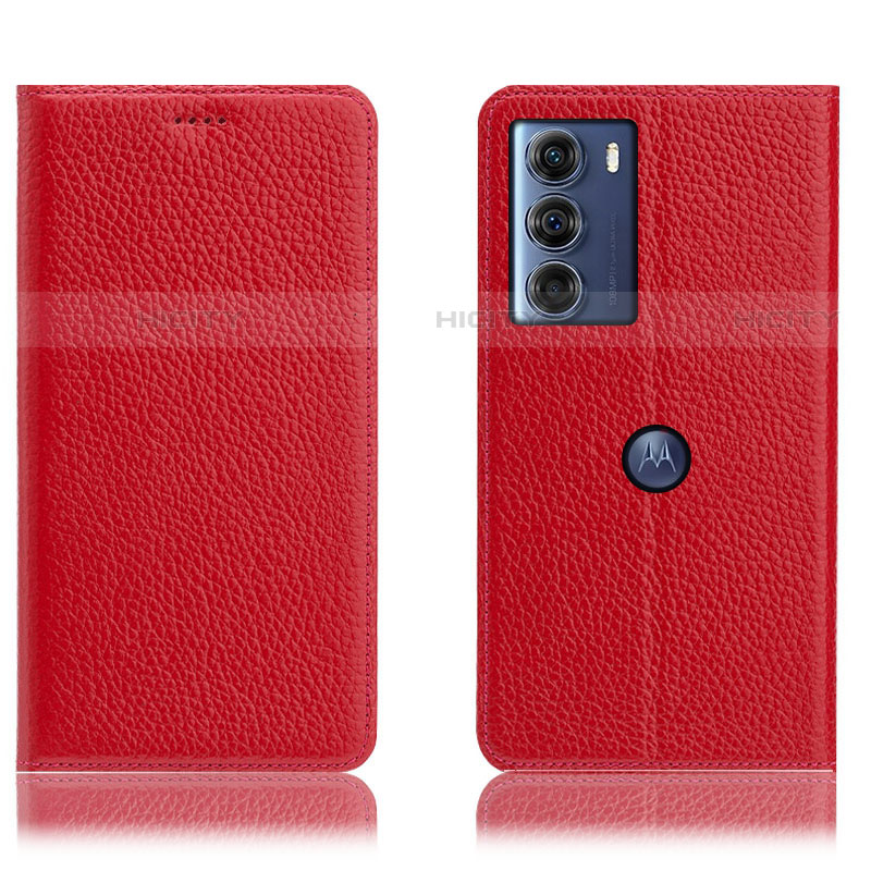 Funda de Cuero Cartera con Soporte Carcasa H02P para Motorola Moto Edge S30 5G