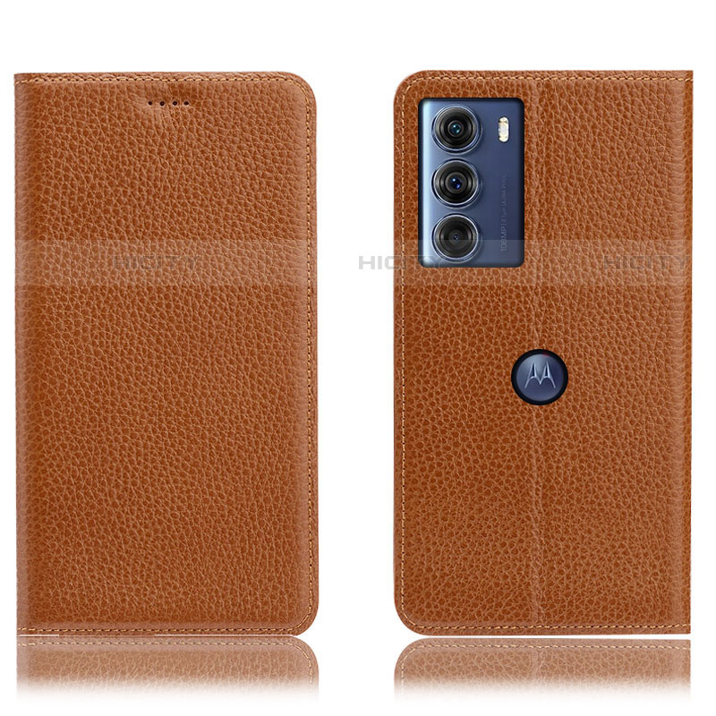 Funda de Cuero Cartera con Soporte Carcasa H02P para Motorola Moto Edge S30 5G