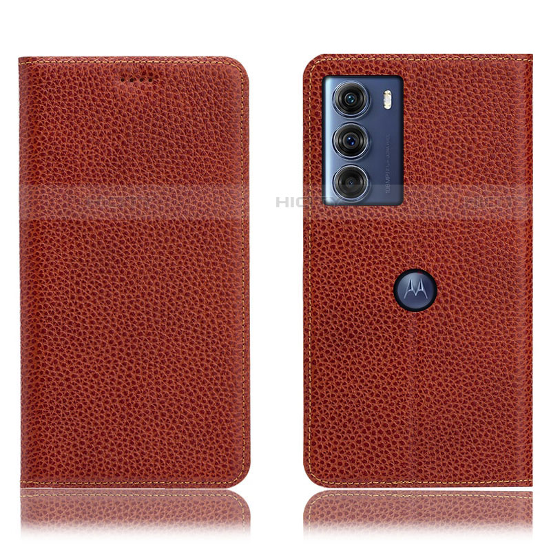 Funda de Cuero Cartera con Soporte Carcasa H02P para Motorola Moto Edge S30 5G