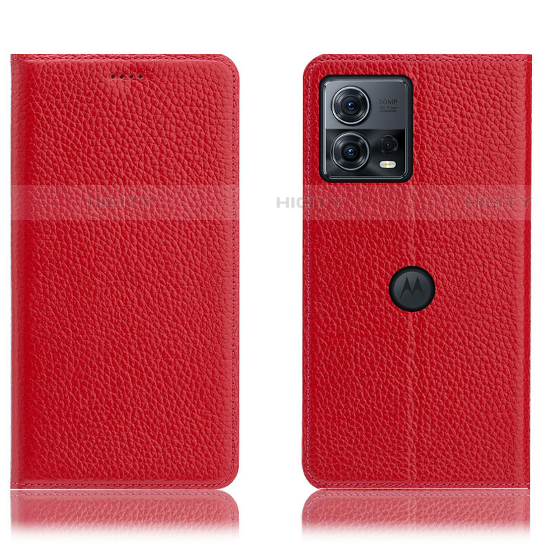 Funda de Cuero Cartera con Soporte Carcasa H02P para Motorola Moto S30 Pro 5G