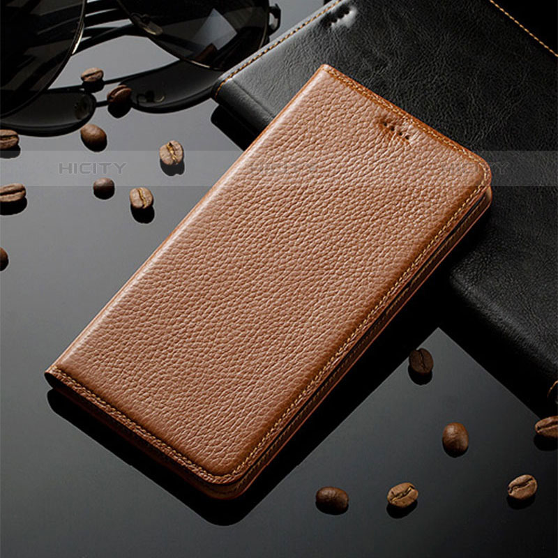 Funda de Cuero Cartera con Soporte Carcasa H02P para Oppo A54 4G