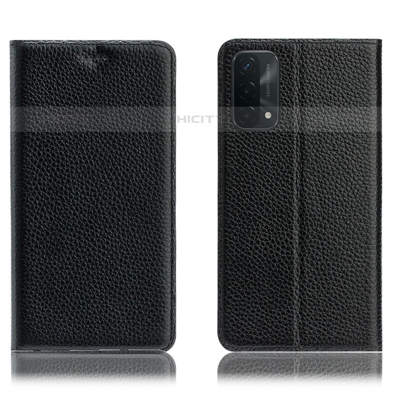 Funda de Cuero Cartera con Soporte Carcasa H02P para Oppo A93 5G