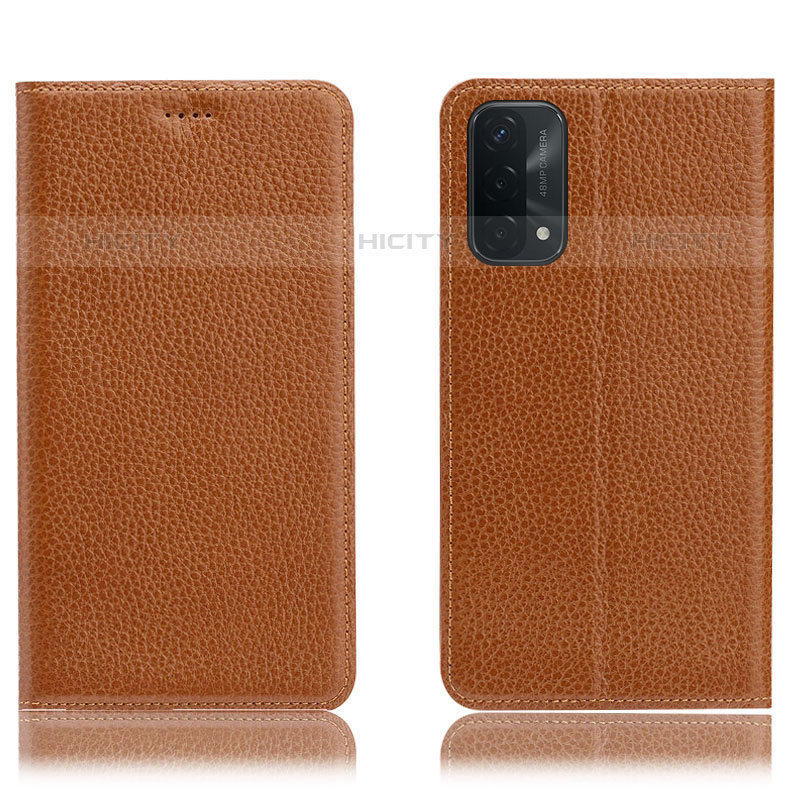 Funda de Cuero Cartera con Soporte Carcasa H02P para Oppo A93 5G