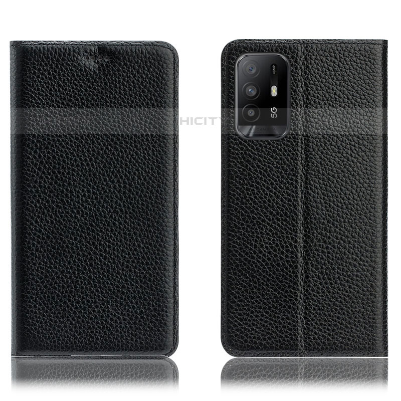 Funda de Cuero Cartera con Soporte Carcasa H02P para Oppo A95 5G